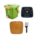 thumbnail image 2 of Almencla Kitchen Compost Bucket Composting Recycle Bucket for Kitchen Countertop Home S, 2 of 8