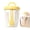 Yellow, variant on Yogurt Cups With Lids - 11x10cm Sealed Storage Jar, Draining Food Container, Salad Cup | Reusable Snack Keeper for Overnight Oats Ice Cream Sauce Sugar Seasoning Fridge Home Travel Lunch