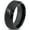 Black Bevel Tungsten, variant on Tungsten Armor Shield Sword Knight Band Ring 8mm Men Women Comfort Fit Black Dome Polished