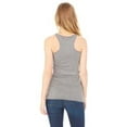 thumbnail image 2 of The Bella + Canvas Ladies Triblend Racerback Tank Top - GREY TRIBLEND - S, 2 of 3