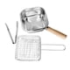 thumbnail image 4 of Freidora pequeña con cesta para camping, 2500 ml, cuadrada, con asa de fácil agarre, ideal para patatas fritas, guisos, verduras y pasta., 4 of 8