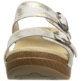 thumbnail image 2 of Dansko 9841-302200: Womens Sophie Ivory/Gold Metallic Sandal (40 EU/9.5-10 B(M) US), 2 of 8