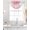 Pink, variant on Eucalyptus Grey Sheer Waterfall Valance Curtains for Window, Vintage Bottle Succulents Flower Stripes Rod Pocket Sheer Topper Swag Curtains for Living Room, Kitchen 38.5"W x 47.2"L, 1 Panel