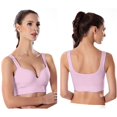 thumbnail image 4 of SUYOLL Women's Brassiere Seamless Molded Cup Sports Bra for Fitness Breathable Solid Color Beautiful Back Cool Comfort Fabric, 4 of 4