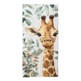 thumbnail image 6 of ZFLMY Giraffe Leaves Tree Modern Decorative Tea Towels 100% Polyester Soft Bath Towel Microfiber Hand Towel for Kitchens Bathrooms Showers 29.5x13.8 inches 29.5x13.8in, 6 of 6