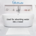 thumbnail image 6 of Cotton Paradise 100% Cotton Bath Mats for Bathroom Floor Set of 2 Pack, 20x34 Soft Absorbent Washable Quick Dry Tub Bathmat, White, 6 of 7