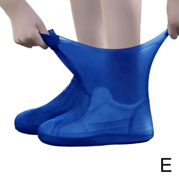 Akifronte Waterproof Shoe Covers,Reusable Protective Silicone Shoe Covers,Apply to Men,Women,Kids,Non Slip Easy Handy Water Resistant Overshoes Outdoor Cycling Hiking