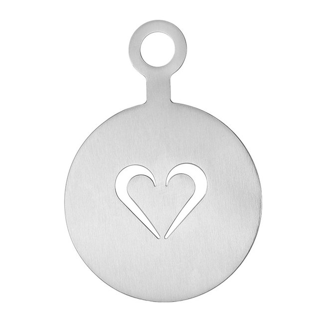 Luzkey Coffee Decorating Stencil Baking Painting Mold Tools DIY Craft Decor Cake Stamping Decorating Stencil for Milk Powder Kitchen heart