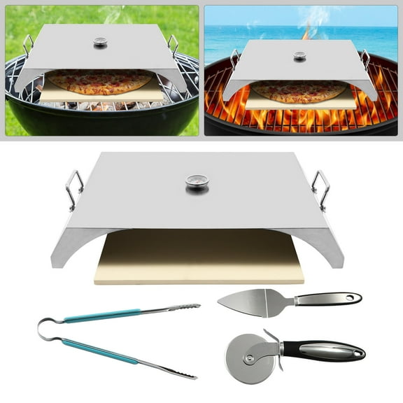 Pizza Oven Kit Stainless Steel Portable Pizza Oven for Gas Oven Shovel