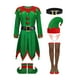 thumbnail image 1 of Disfraz de navideño, disfraz de Papá Noel, accesorios para fotos, conjunto de ropa para niñas y niños, conjunto para fiesta, cumpleaños, para altura 150 cm, 1 of 8