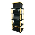 thumbnail image 2 of Gracious Living Extra Large Premium Duty Ventilated Plastic Shelving, Black, 2 of 2