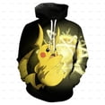 thumbnail image 1 of Año 2022, sudaderas con capucha de dibujos animados de Pokemon para niños, sudadera de Pikachu, ropa de manga larga para niños, Top de moda para niños de 4 a 14 años, ropa de calle para niños 120 zhangyuxiang CONDUJO, 1 of 2