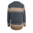 thumbnail image 4 of TINZ Chandail Décontracté Automne et Hiver Col Rond Chandail Jacquard pour Femmes Chandail Chandail en Molleton pour Hommes Extensible Chandail en Molleton Pirouette Chandail Habillé pour Hommes, 4 of 4
