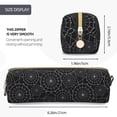 thumbnail image 3 of Easygdp Spider Web Black para Estuche de Lápices de Cuero, Estuche de Papelería de Cuero, Estuche de Gran Capacidad con Cremallera, 3 of 7