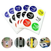 SagaSave 6Pcs NFC Stickers NTAG213 NFC Chip Compatible with NFC Enabled Smartphones