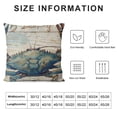 thumbnail image 5 of PHYHOO Throw Pillow Covers Case Decorative Marine Animals Decor Outdoor Cushion Cover Pillowcase Decor for Couch Sofa () White, 5 of 5