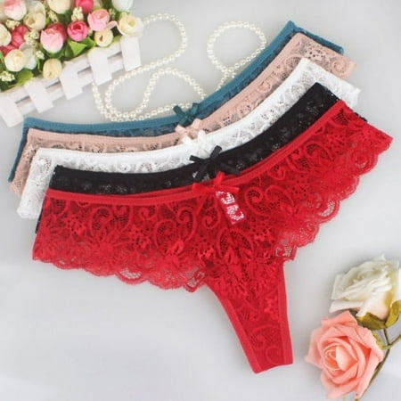 

Sexy Womens Lingerie Lace Panties G-String T-Back Thongs Underpants