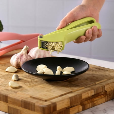 

Stainless Steel Manual Garlic Press Sturdy Heavy Duty Effortless Tool For Home Kitchen Ginger And Seeds