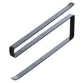 thumbnail image 1 of Youkk Carbon Steel Roll Paper Holder Portable Hanging Solid Color Replacement Toilet Cupboard Tissues Rack Hanger Shelf Black, 1 of 6