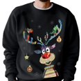 thumbnail image 1 of Navidad nueva sudadera familiar suéteres de Navidad madre padre hija hijo traje a juego mujeres hombres pareja Jersey niños Tops, 1 of 4