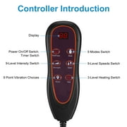 Full Body Massage Mat with Heat 9 Vibrating Motors 9 Massage Modes and 3 Levels Vibration Back Massager Pad for Men Women Dad Mom