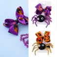 thumbnail image 2 of Childrens Halloween Hair Bows With Spiders Decoration Barrettes Costume Parties Essential Hair Accessories, 2 of 9