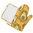 thumbnail image 2 of Disketp Avocado Dog Oven Mitts And Potholders Bbq Gloves-Oven Mitts And Pot Holders With Recycled Infill Silicone Non-Slip Cooking Gloves For Cooking Baking Grilling, 2 of 9