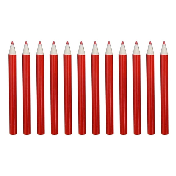 CCOCC Large Pencils for Artists Drawing,Kids and Adults Colored Pencils,Red,One Size,12Pcs