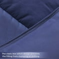 thumbnail image 6 of Superior Reversible Down Alternative Comforter, King, Navy Blue, 6 of 11