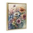 thumbnail image 3 of Stupell Industries Eclectic Wild Bright Daisies Gold Floating Frame Canvas Art, 25 x 31, by Ryley Gray, 3 of 8