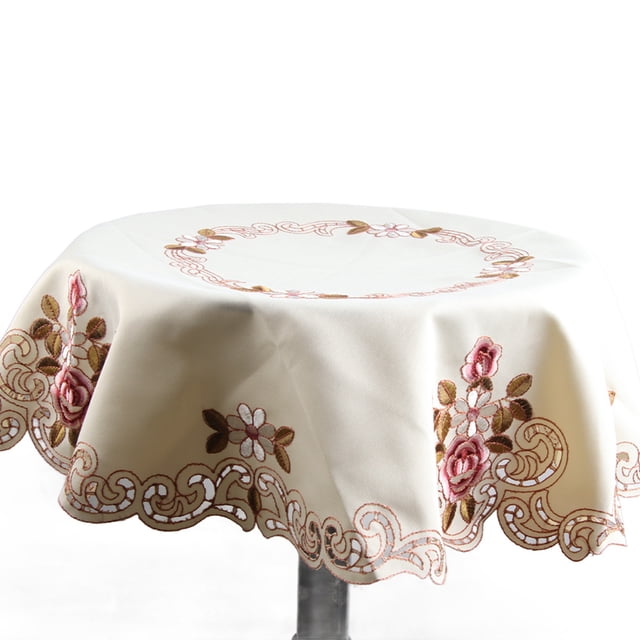 Camino de Mesa Bordado Con Flores Rojas, Lujoso, Vintage, Resistente Al Calor, Mantel de Comedor para Fiestas, Vacaciones, Catering Y Vida Diaria