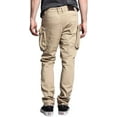 thumbnail image 4 of Men's Big Cargo Pocket Pants DL1065 - Khaki - 32/32 - G13E, 4 of 4