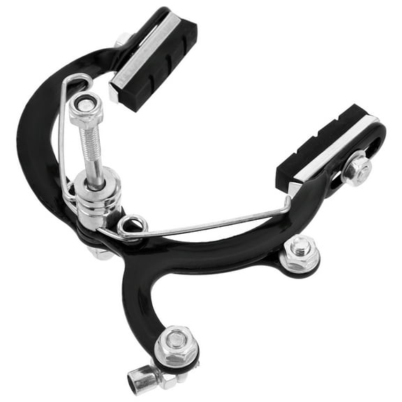 SOPOTUTU Front Bike Brake Caliper Metal Construction Easy to Install Black Color