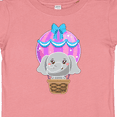 thumbnail image 4 of Inktastic Cute Baby Elephant in a Pink Hot Air Balloon Boys or Girls Baby T-Shirt, 4 of 5
