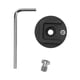 thumbnail image 1 of 1/4" Cold Shoe Mount Adapter with Wrench Aluminum Alloy Anti-fall for Camera Cage, 1 of 2