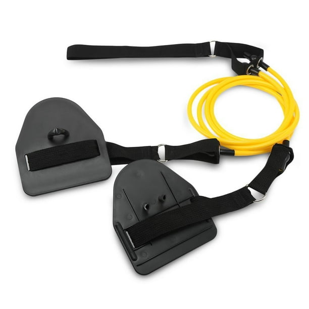 Swimming Arm Strength Trainer, Swimming Resistance Exercise Bands Set with Swim Paddle Fins