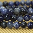 thumbnail image 3 of Angelstones Bracelet Extensible Unisexe en Perles Rondes de 6 mm en Sodalite Bleue Naturelle, 3 of 5