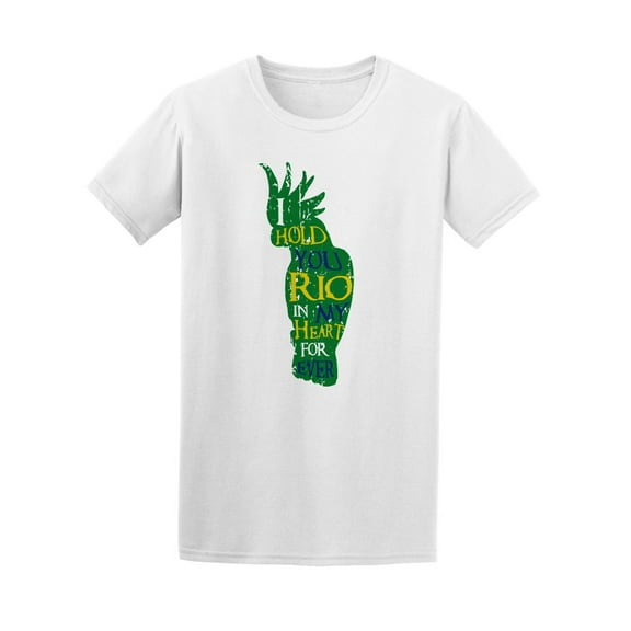 I HOld You Rio In My Heart Tee. Men's -Image by Shutterstock