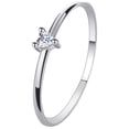 thumbnail image 2 of Savings Oefntac Bague pour Femmes en Forme de Cœur Zircon Incrusté Fin, 2 of 2