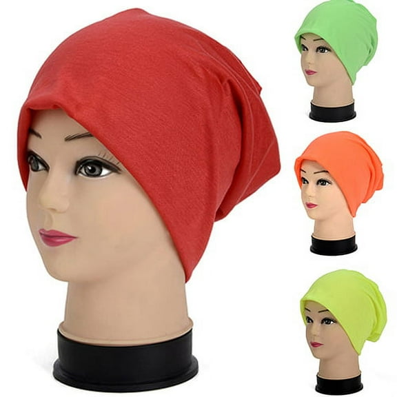 Women Men Fashion Candy Color Cap Hip-Hop Winter Warm Crochet Beanie Hat