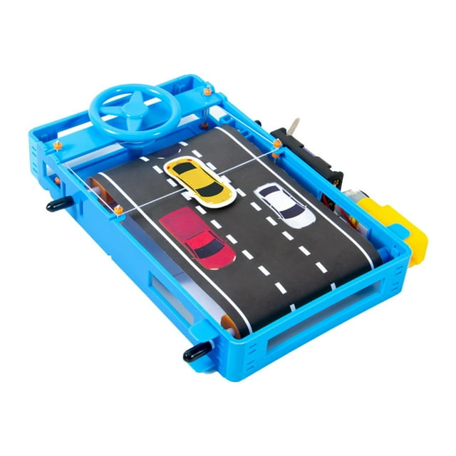 Volante de juguete, simulación de conducción, juego de carreras de coches, regalo para niños, interactivo, práctico, simulación, educativo, coche de