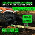 thumbnail image 4 of Rhino USA Heavy Duty 2" x 20' Emergency Recovery Tow Strap Rope for Offroad - 20,024lb Break Strength, 4 of 7
