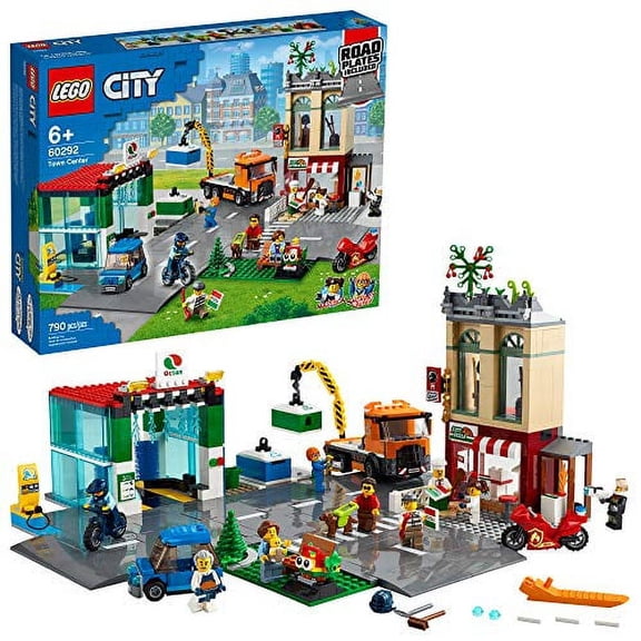 LEGO City Town Center 60292 Building Kit (790 Pieces)