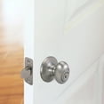 thumbnail image 4 of Design House Egg Keyed Entry Door Knob, Satin Nickel, 4 of 13