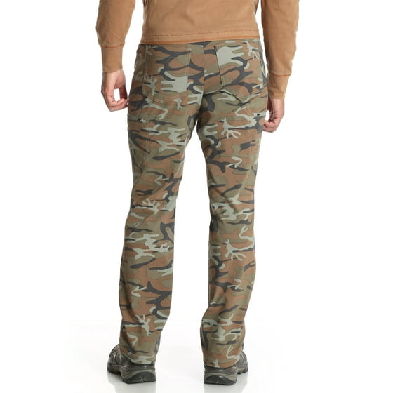 Wrangler - Men's Outdoor Comfort Flex Cargo Pant - Walmart.com