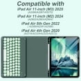 thumbnail image 2 of Funda con teclado BQDIYOO para iPad Air de 7 y 6 pulgadas con lápiz, 2 of 8
