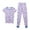 Purple - Cheetah Short Sleeve With Pant, variant on Just Love Girls Cotton Pajama Sets for Comfortable Sleepwear (Pastel - Tie Dye, 4T)