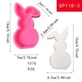 thumbnail image 3 of Cute Rabbit Scented Candle Silicone DIY Plaster Animal Ornament Scented Wax Valentine's Day Scented Wax Making, 3 of 7
