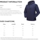 thumbnail image 5 of Chaqueta de transición, chaqueta softshell con capucha para hombre, chaqueta para exteriores, chaqueta cortavientos para hombre, chaqueta a prueba de salpicaduras, 5 of 5