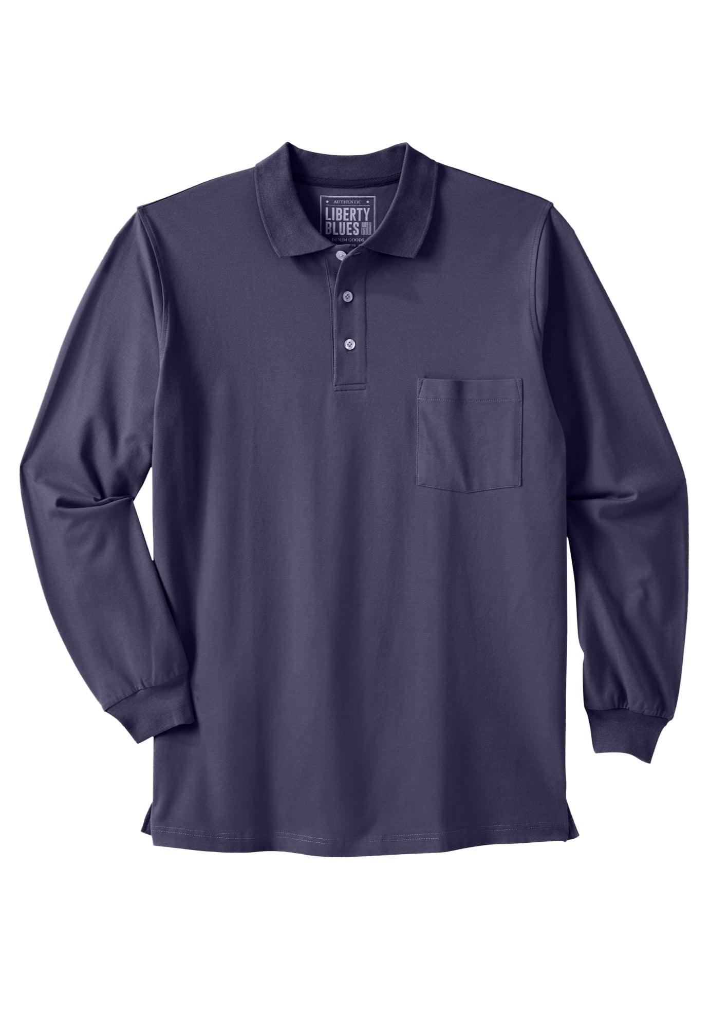 mens big and tall long sleeve polo shirts